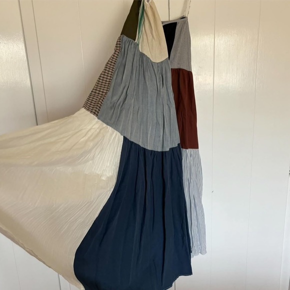 La Reunion Studios custom patchwork Dress EUC S-L - Picture 2 of 3